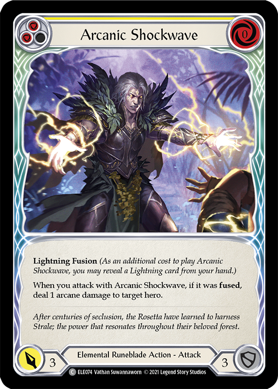 Arcanic Shockwave (Yellow) | Common - First Edition