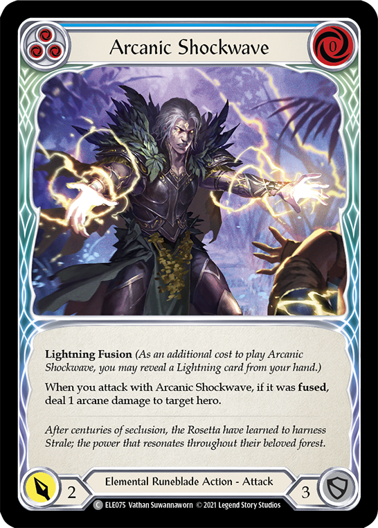 Arcanic Shockwave (Blue) | Common - First Edition