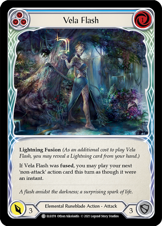 Vela Flash (Blue) | Common - First Edition