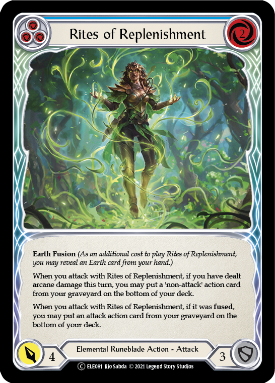 Rites of Replenishment (Blue) | Common - Unlimited