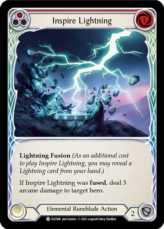 Inspire Lightning (Red) | Common - First Edition