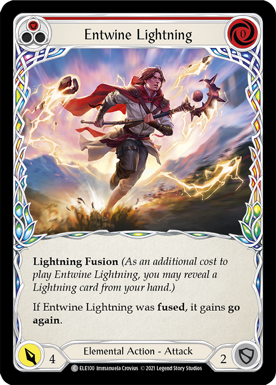 Entwine Lightning (Red) | Common - First Edition