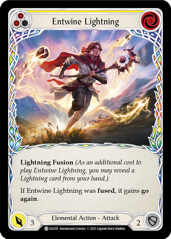 Entwine Lightning (Yellow) | Common - First Edition