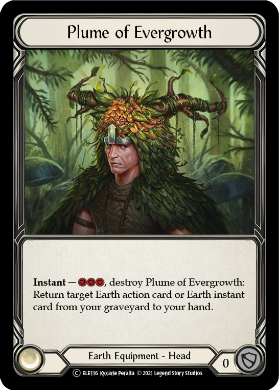 Plume of Evergrowth | Common [Rainbow Foil] - Unlimited