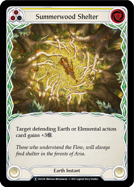 Summerwood Shelter (Yellow) | Rare [Rainbow Foil] - Unlimited