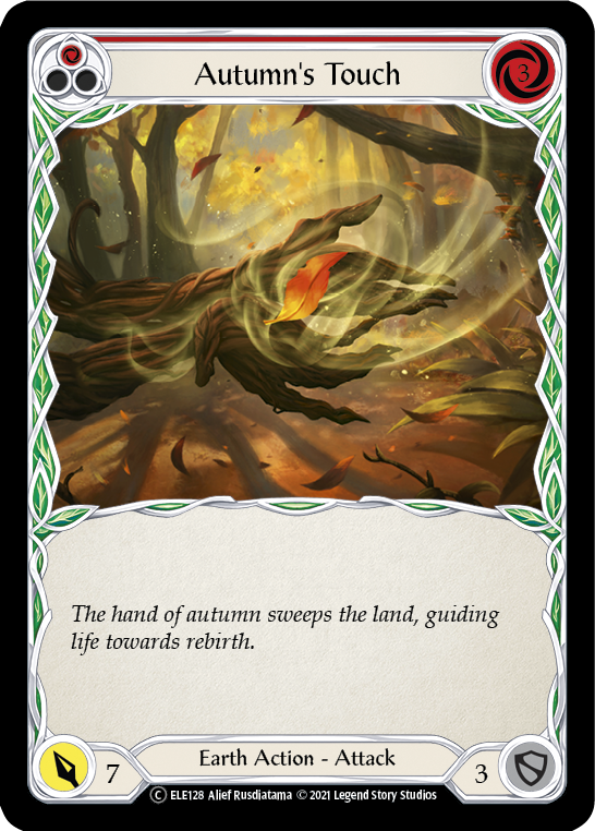 Autumn's Touch (Red) | Common [Rainbow Foil] - Unlimited