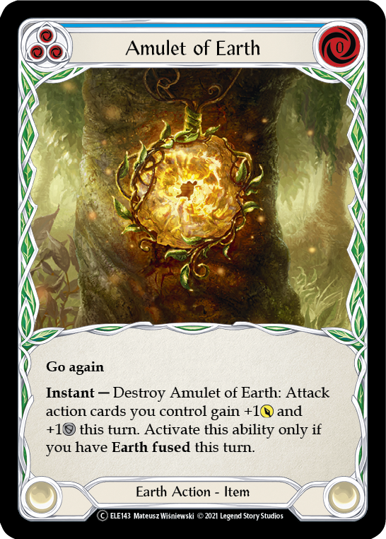 Amulet of Earth | Common [Rainbow Foil] - Unlimited