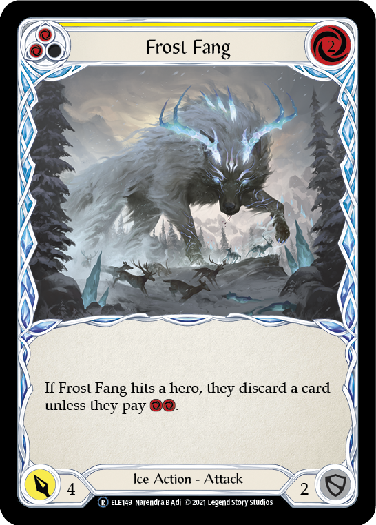 Frost Fang (Yellow) | Rare [Rainbow Foil] - Unlimited