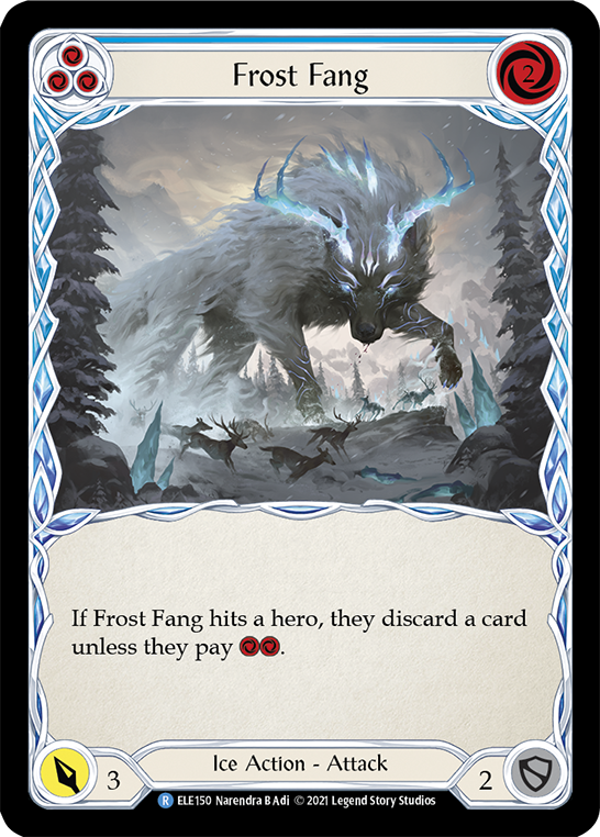 Frost Fang (Blue) | Rare [Rainbow Foil] - First Edition