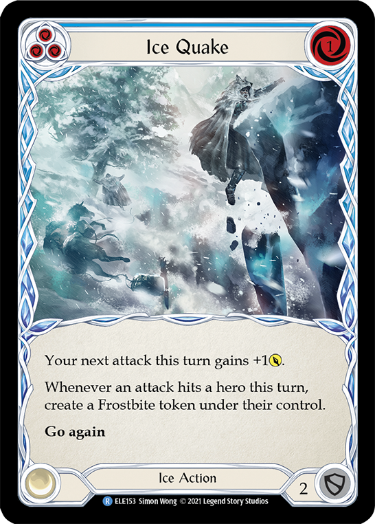 Ice Quake (Blue) | Rare - First Edition