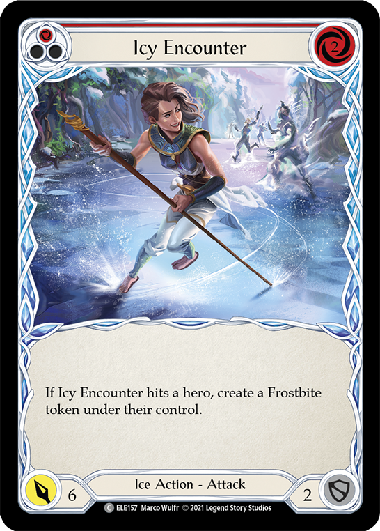 Icy Encounter (Red) | Common - First Edition