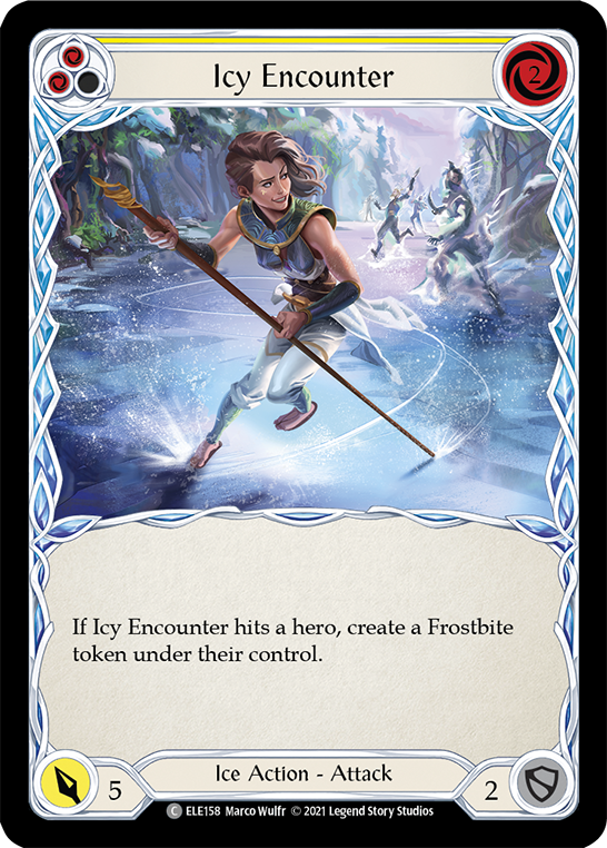 Icy Encounter (Yellow) | Common - First Edition