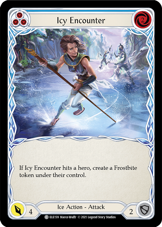 Icy Encounter (Blue) | Common - First Edition