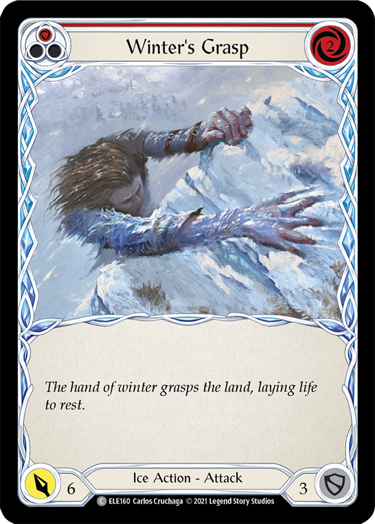 Winter's Grasp (Red) | Common - First Edition