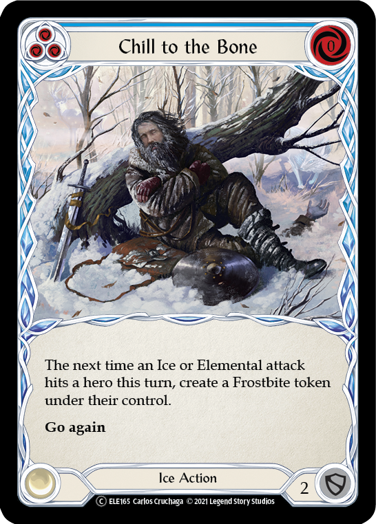 Chill to the Bone (Blue) | Common [Rainbow Foil]