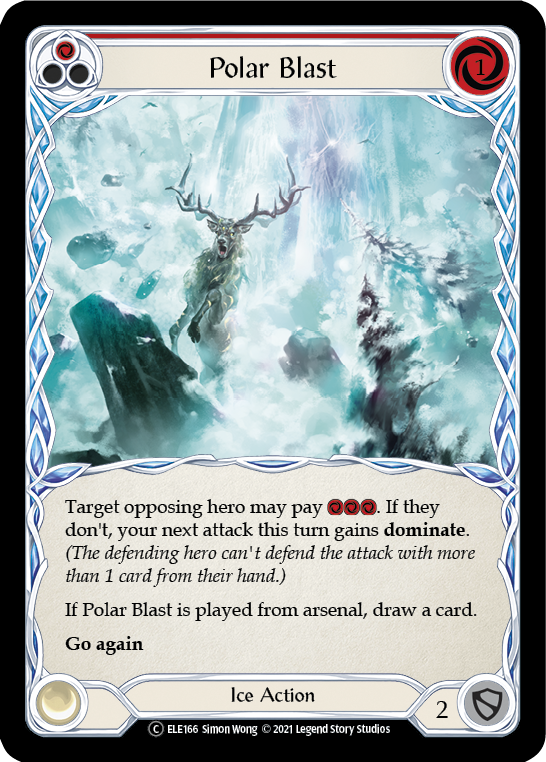 Polar Blast (Red) | Common [Rainbow Foil] - Unlimited