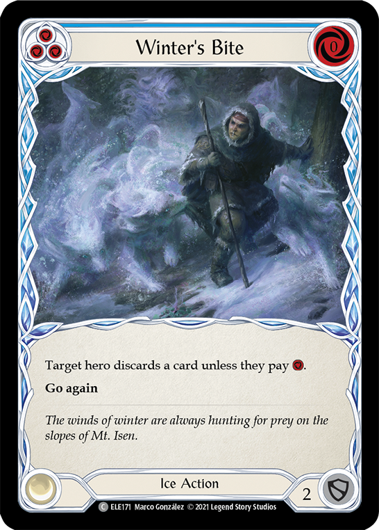 Winters Bite (Blue) | Common - First Edition