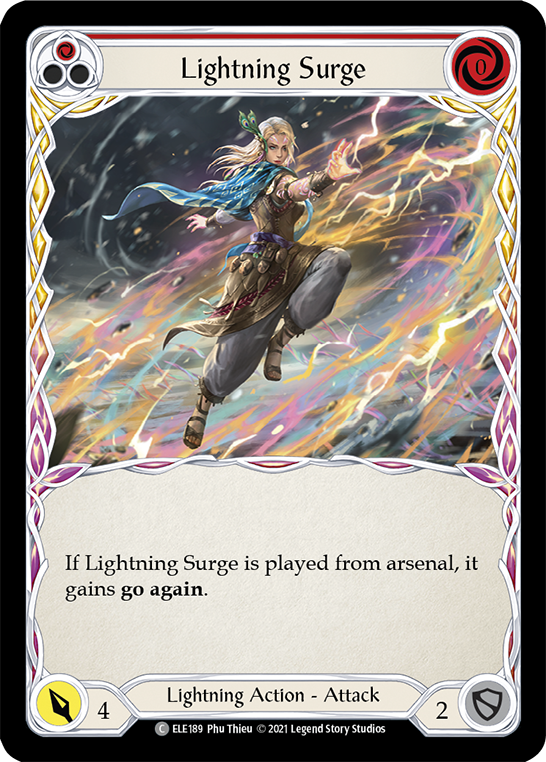 Lightning Surge (Red) | Common - First Edition