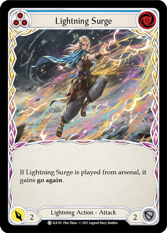 Lightning Surge (Blue) | Common - First Edition