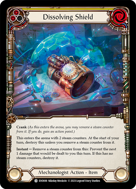 Dissolving Shield (Yellow) | Common [Rainbow]