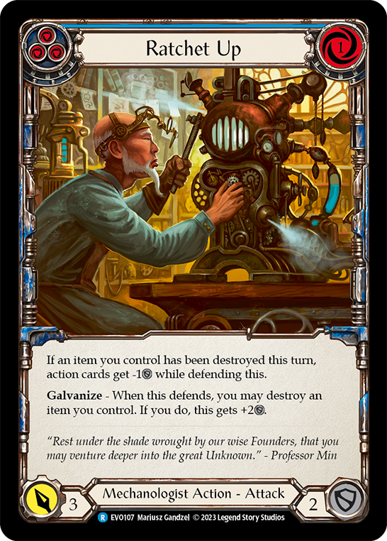 Ratchet Up (Blue) | Rare