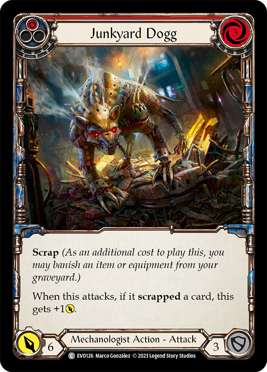 Junkyard Dogg (Red) | Common [Rainbow]