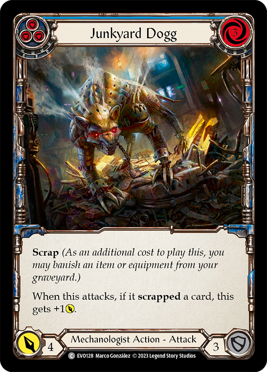 Junkyard Dogg (Blue) | Common [Rainbow]