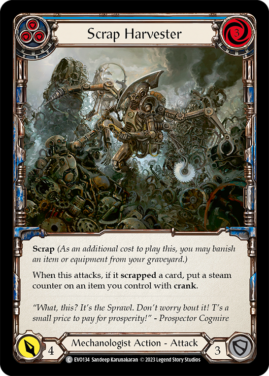 Scrap Harvester (Blue) | Common [Rainbow]