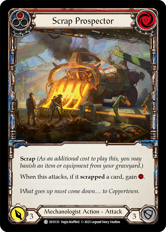 Scrap Prospector (Red) | Common [Rainbow]