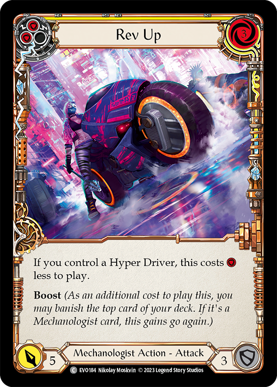 Rev Up (Yellow) | Common [Rainbow]