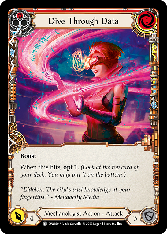 Dive Through Data (Red) | Common [Rainbow]
