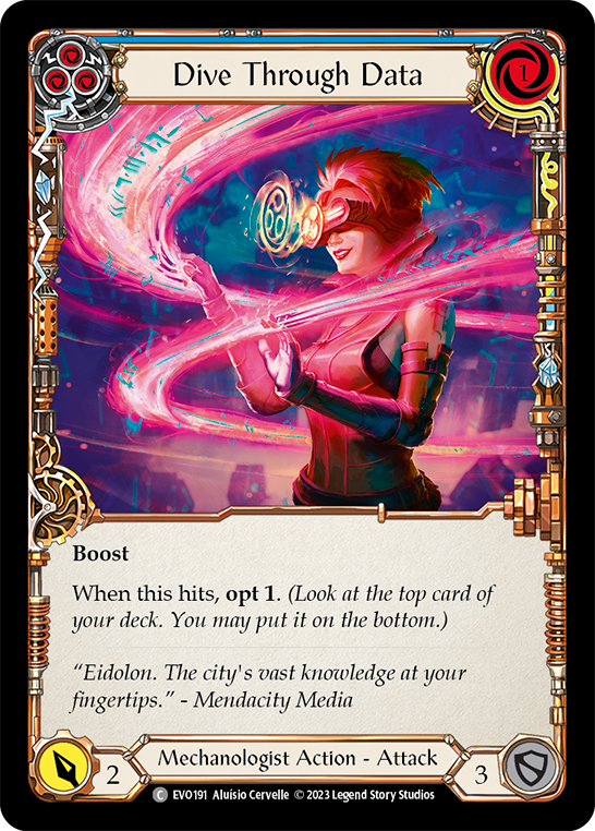 Dive Through Data (Blue) | Common