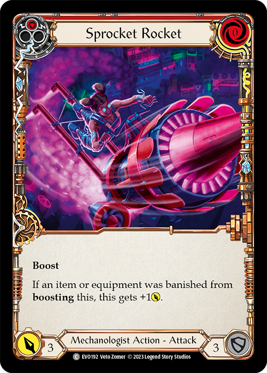 Sprocket Rocket (Red) | Common [Rainbow]