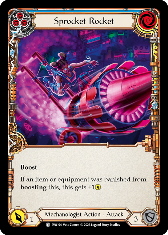 Sprocket Rocket (Blue) | Common [Rainbow]