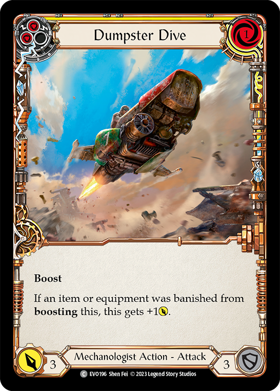 Dumpster Dive (Yellow) | Common [Rainbow]