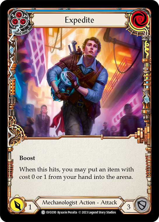 Expedite (Blue) | Common [Rainbow]