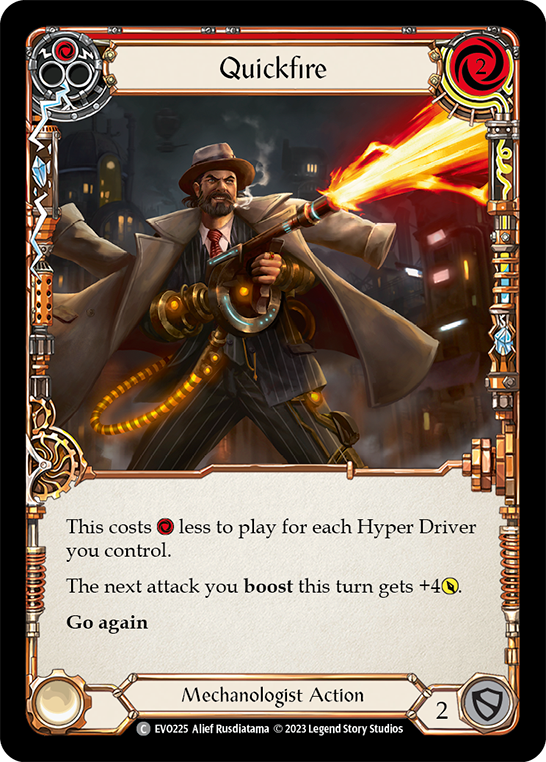 Quickfire (Red) | Common [Rainbow] – Fabarmory.com