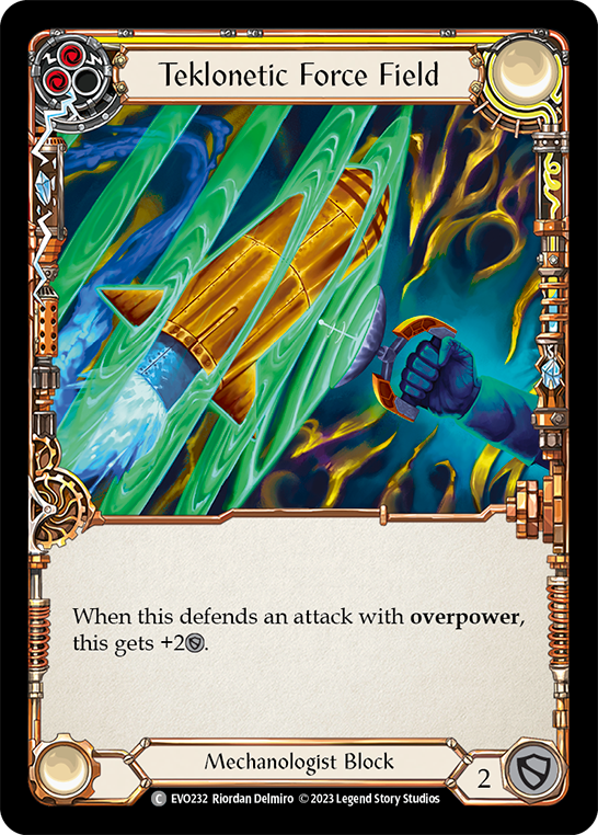 Teklonetic Force Field (Yellow) | Common