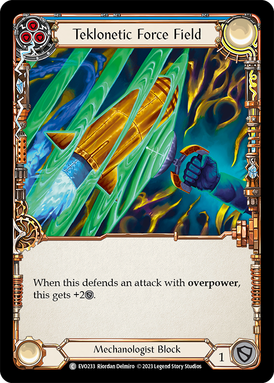 Teklonetic Force Field (Blue) | Common [Rainbow]