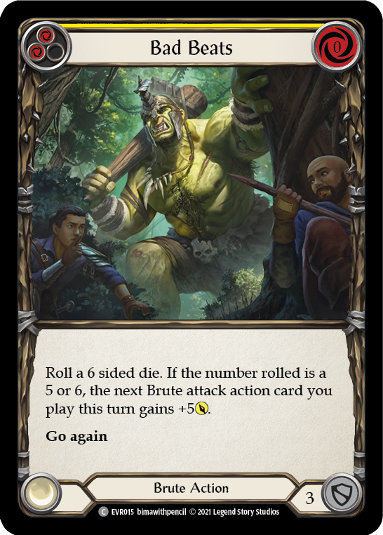 Bad Beats (Yellow) | Common - First Edition