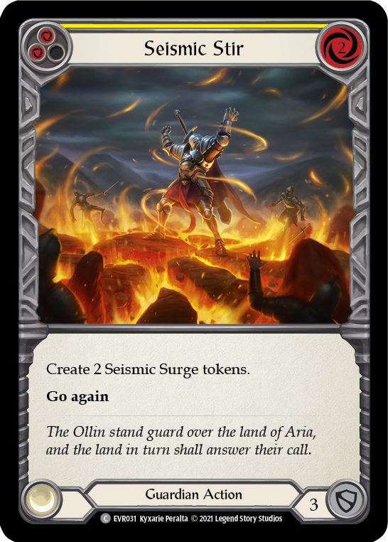 Seismic Stir (Yellow) | Common - First Edition