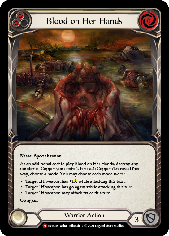 Blood on Her Hands | Majestic [Rainbow Foil] - First Edition