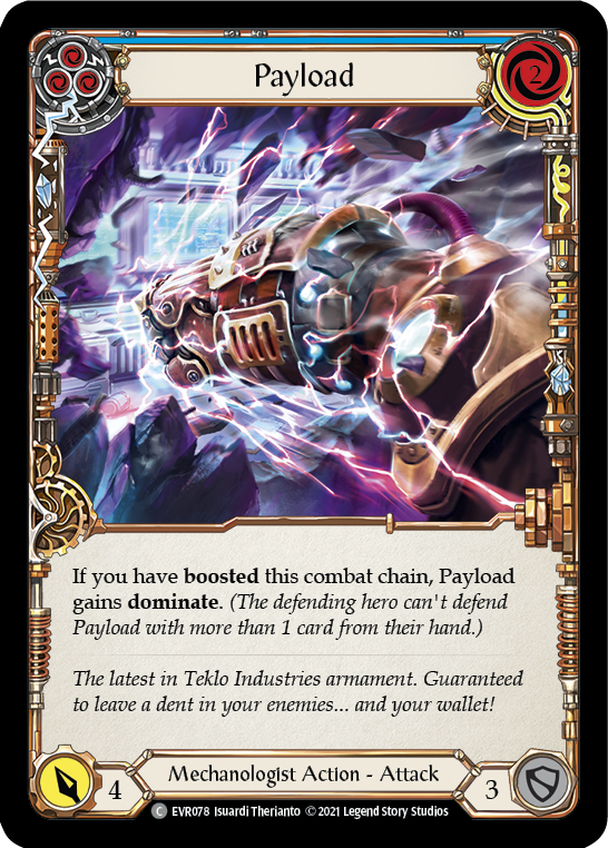 Payload (Blue) | Common [Rainbow Foil] - First Edition