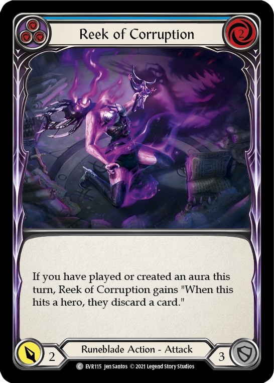 Reek of Corruption (Blue) | Common - First Edition