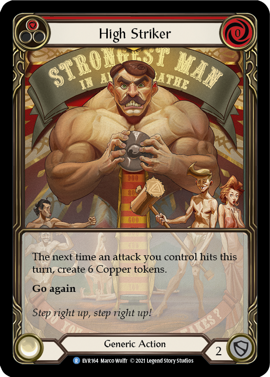 High Striker (Red) | Rare [Rainbow Foil Extended Art] - First Edition