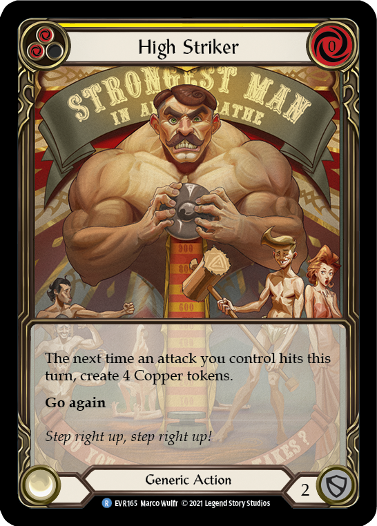 High Striker (Yellow) | Rare [Rainbow Foil Extended Art] - First Edition