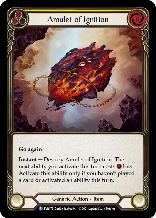 Amulet of Ignition | Rare [Cold Foil] - First Edition