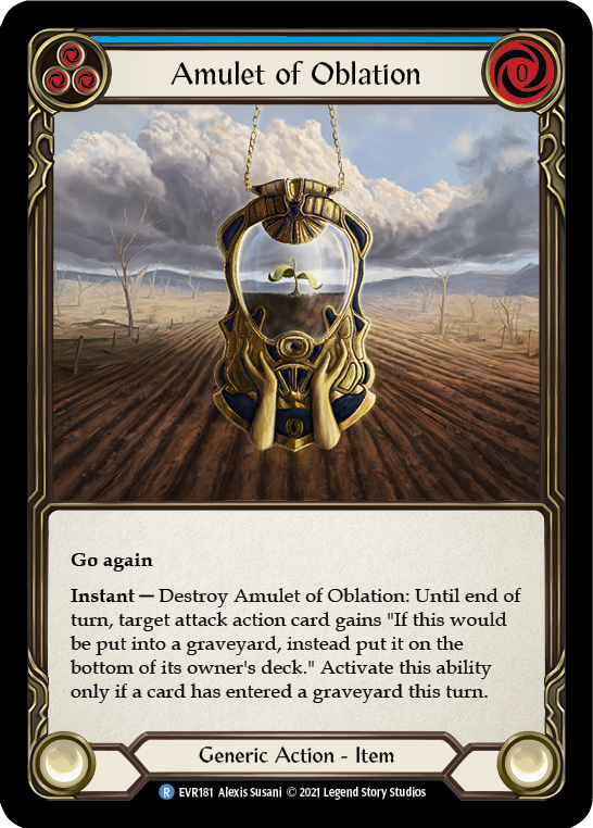 Amulet of Oblation | Rare [Cold Foil] - First Edition