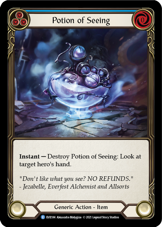 Potion of Seeing | Rare [Cold Foil] - First Edition