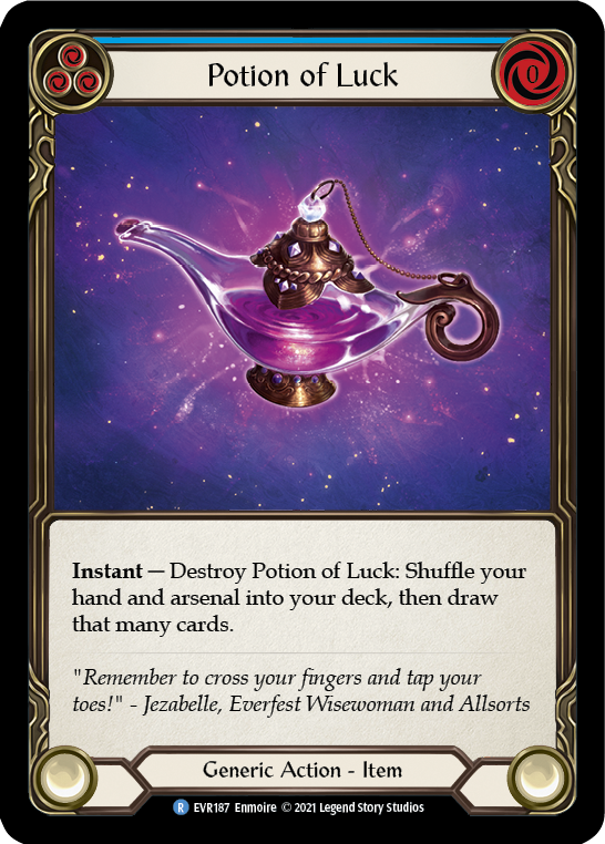 Potion of Luck | Rare [Cold Foil] - First Edition